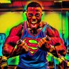 Bodybuilder Superman (Effektbild)