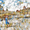 Grand Canyon Kunsteffekt-Bild als Malvorlage